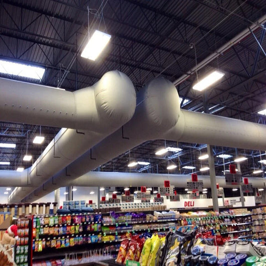Supply Air Fabric Duct For Supermarket